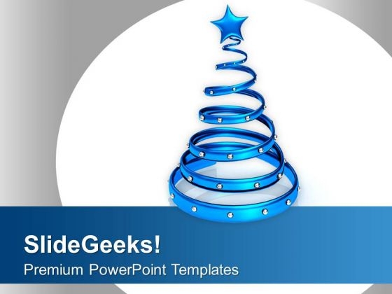 Stylish Blue Ring Christmas Decoration PowerPoint Templates Ppt Backgrounds For Slides 0113 Stylish Blue Ring Christmas Decoration PowerPoint Templates Ppt Backgrounds For Slides 0113