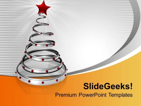 Stylish Silver Ring With Red Star Christmas PowerPoint Templates Ppt Backgrounds For Slides 0113 Stylish Silver Ring With Red Star Christmas PowerPoint Templates Ppt Backgrounds For Slides 0113
