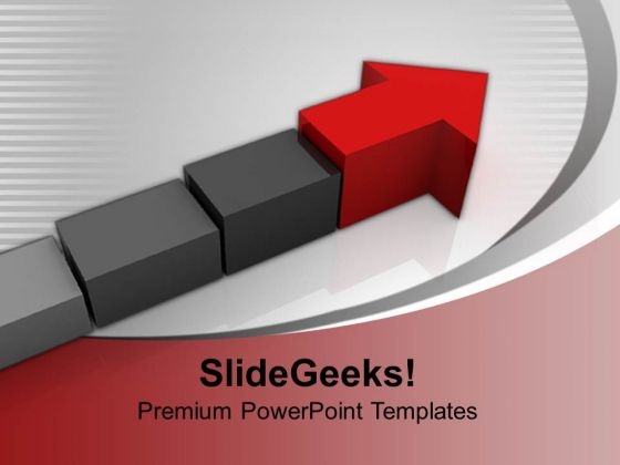 Success Arrow With Stairs PowerPoint Templates And PowerPoint Themes 1012 Success Arrow With Stairs PowerPoint Templates And PowerPoint Themes 1012