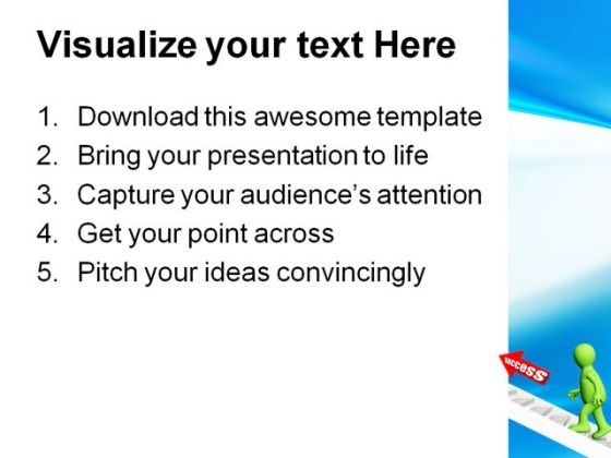 Success Business PowerPoint Template 0910 ideas interactive