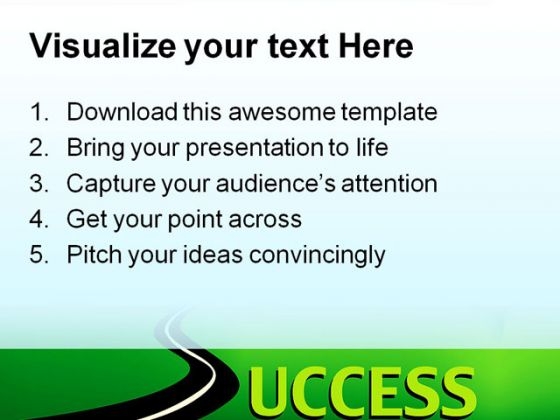Success Business PowerPoint Template 1110 image good