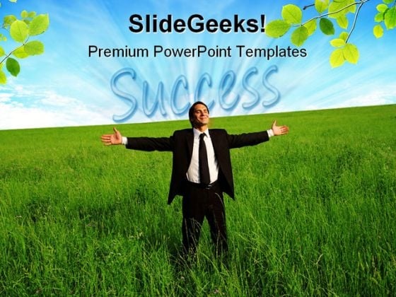 Success Businessman Business PowerPoint Background And Template 1210 Success Businessman Business PowerPoint Background And Template 1210