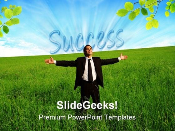 success_man_business_powerpoint_background_and_template_1210_title
