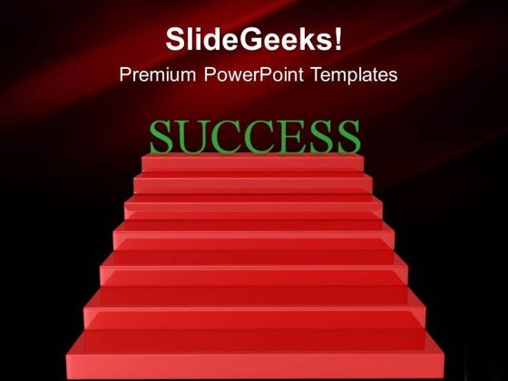 Success Stairs Business PowerPoint Templates And PowerPoint Themes 0312 Success Stairs Business PowerPoint Templates And PowerPoint Themes 0312