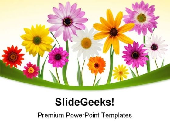 Summer Daisies Beauty PowerPoint Templates And PowerPoint Backgrounds 0311 Summer Daisies Beauty PowerPoint Templates And PowerPoint Backgrounds 0311