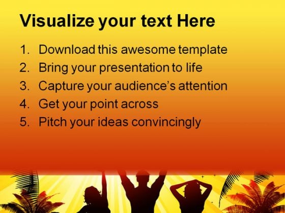 summer party people holidays powerpoint templates and summer powerpoint templates