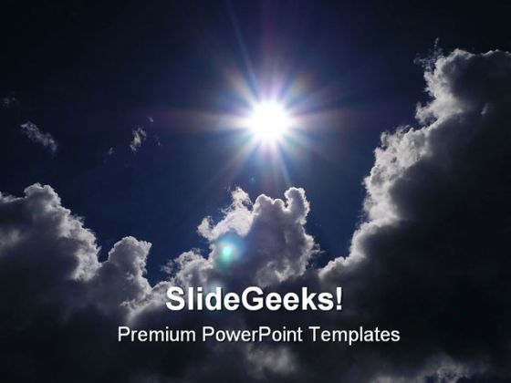 Sun Nature PowerPoint Themes And PowerPoint Slides 0611