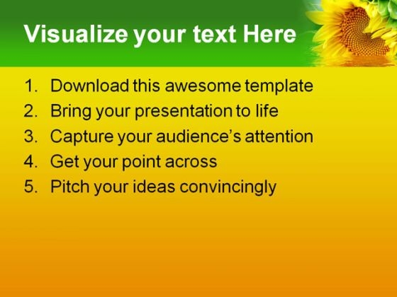 sunflower_beauty_powerpoint_template_1110_text