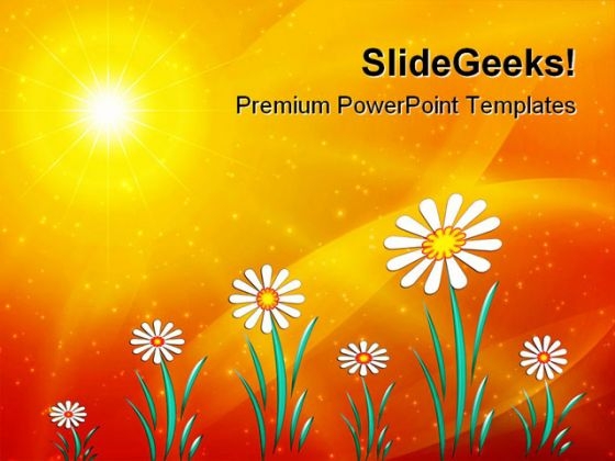 Sunny Floral Abstract PowerPoint Themes And PowerPoint Slides 0511 Sunny Floral Abstract PowerPoint Themes And PowerPoint Slides 0511