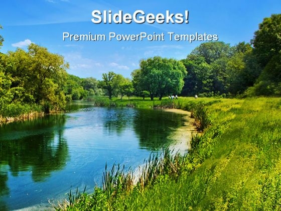 Sunny Landscape Nature PowerPoint Themes And PowerPoint Slides 0811