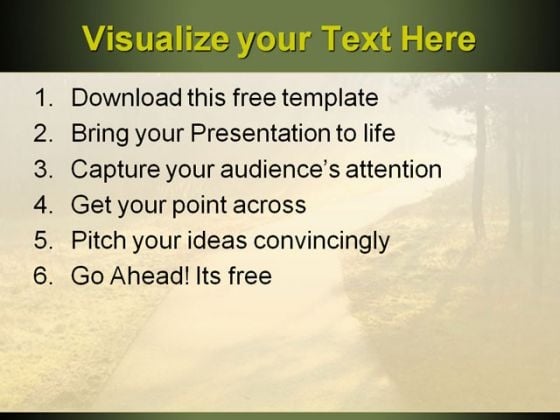 Sunrays PowerPoint Template customizable