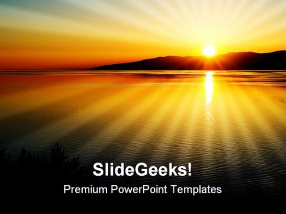 Sunset Nature PowerPoint Themes And PowerPoint Slides 0411 Sunset Nature PowerPoint Themes And PowerPoint Slides 0411