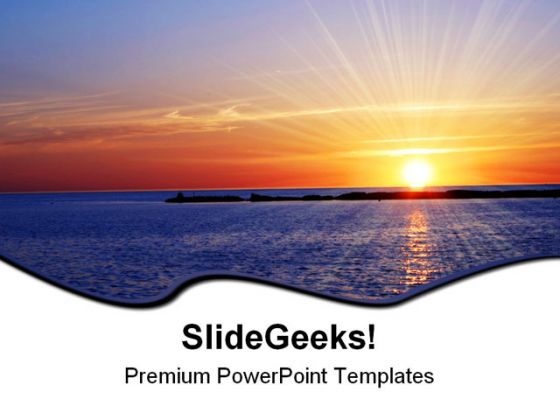 Sunset Nature PowerPoint Themes And PowerPoint Slides 0611