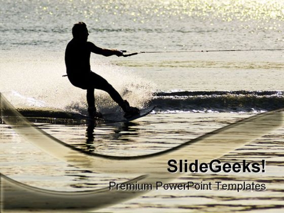 Sunset Waterskier Vacation PowerPoint Templates And PowerPoint Backgrounds 0211 Sunset Waterskier Vacation PowerPoint Templates And PowerPoint Backgrounds 0211