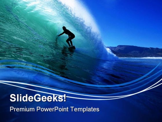 Surfing Beach PowerPoint Templates And PowerPoint Backgrounds 0811 Surfing Beach PowerPoint Templates And PowerPoint Backgrounds 0811