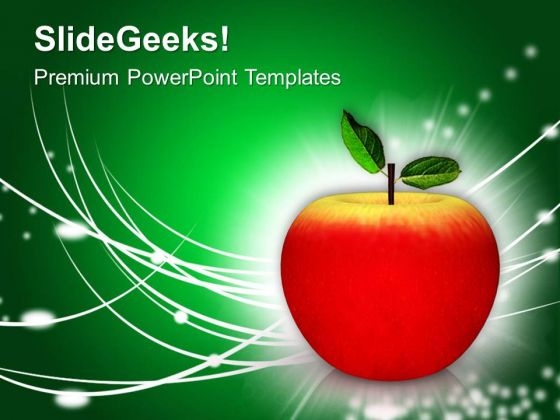 sweet juicy apple good for health powerpoint templates ppt sweet juicy apple good for health powerpoint templates ppt, Powerpoint templates