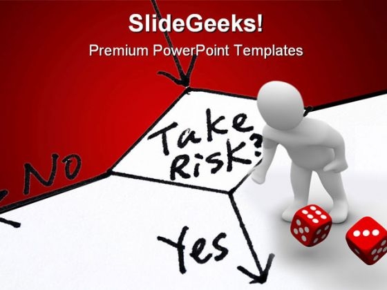 Take Risk Business PowerPoint Template 0610