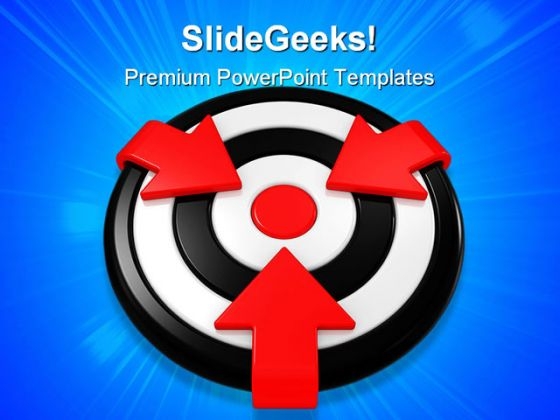 Target And Arrows Business PowerPoint Templates And PowerPoint Backgrounds 0411 Target And Arrows Business PowerPoint Templates And PowerPoint Backgrounds 0411