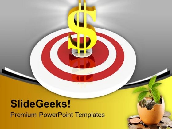 Target And Dollar Financial Diagram PowerPoint Templates Ppt Backgrounds For Slides 0313 Target And Dollar Financial Diagram PowerPoint Templates Ppt Backgrounds For Slides 0313