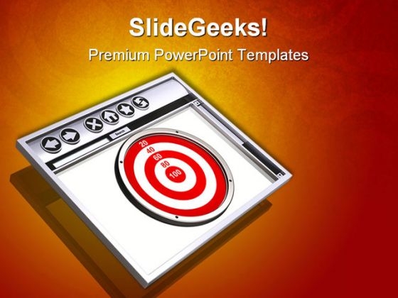 Target Browser Internet PowerPoint Templates And PowerPoint Backgrounds 0811 Target Browser Internet PowerPoint Templates And PowerPoint Backgrounds 0811