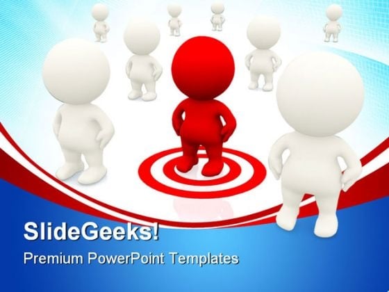 Target Man Business PowerPoint Templates And PowerPoint Backgrounds 0311 Target Man Business PowerPoint Templates And PowerPoint Backgrounds 0311