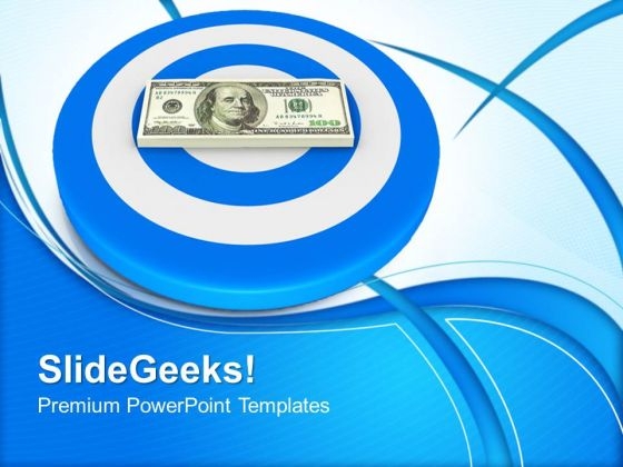 Target On Dollars Finance PowerPoint Templates And PowerPoint Themes 1012 Target On Dollars Finance PowerPoint Templates And PowerPoint Themes 1012