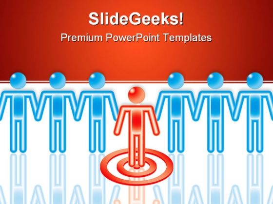 Target Red Leader Business PowerPoint Templates And PowerPoint Backgrounds 0411 Target Red Leader Business PowerPoint Templates And PowerPoint Backgrounds 0411