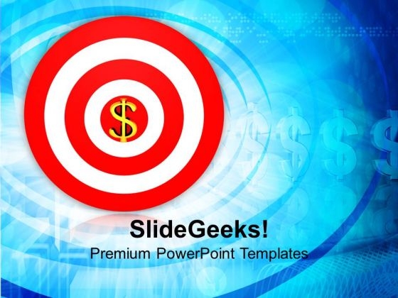 Target With Dollar Symbol Business PowerPoint Templates And PowerPoint Themes 1112 Target With Dollar Symbol Business PowerPoint Templates And PowerPoint Themes 1112