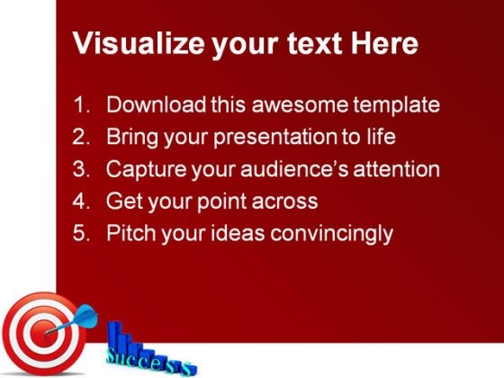target_with_graph_success_powerpoint_templates_and_powerpoint_backgrounds_1211_text