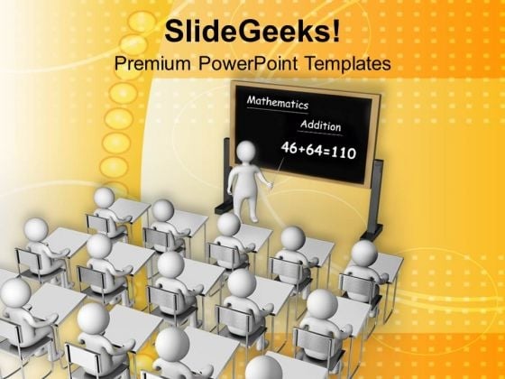 Teach The Math To Student PowerPoint Templates Ppt Backgrounds For Slides 0513 Teach The Math To Student PowerPoint Templates Ppt Backgrounds For Slides 0513