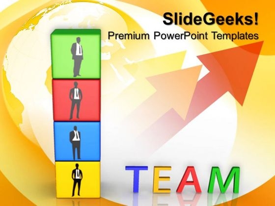Team Blocks Success PowerPoint Templates And PowerPoint Themes 0612
