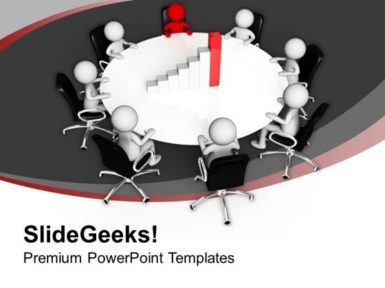Team Discuss Bar Graph For Business Result PowerPoint Templates Ppt Backgrounds For Slides 0613 Team Discuss Bar Graph For Business Result PowerPoint Templates Ppt Backgrounds For Slides 0613