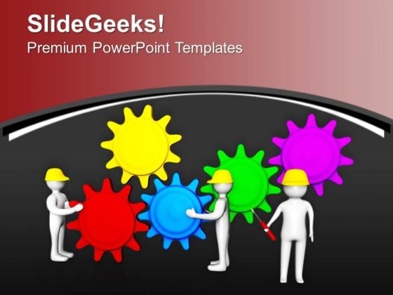 Team Efforts In Working Of Business Process PowerPoint Templates Ppt Backgrounds For Slides 0713 Team Efforts In Working Of Business Process PowerPoint Templates Ppt Backgrounds For Slides 0713