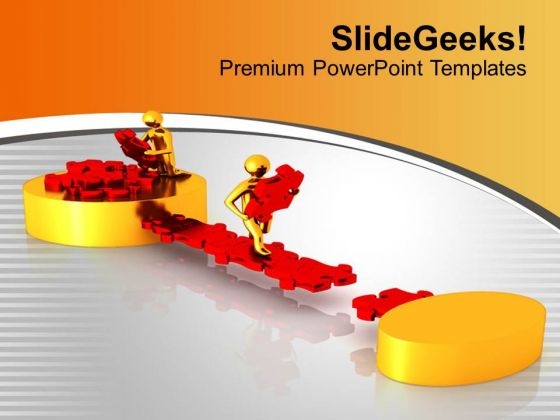 Team Efforts To Make Path To Success PowerPoint Templates Ppt Backgrounds For Slides 0313 Team Efforts To Make Path To Success PowerPoint Templates Ppt Backgrounds For Slides 0313