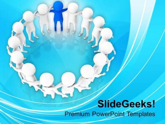 Team With Leader Business Management PowerPoint Templates Ppt Backgrounds For Slides 0413 Team With Leader Business Management PowerPoint Templates Ppt Backgrounds For Slides 0413
