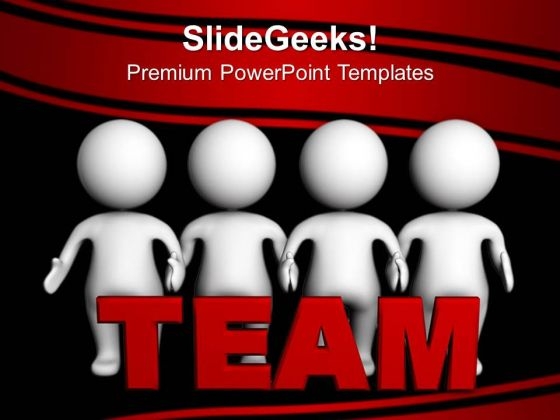 Team Working On New Business Opportunities PowerPoint Templates Ppt Backgrounds For Slides 0613