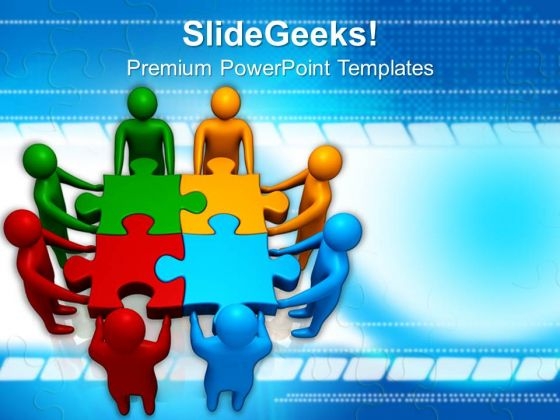 Teams Efforts Teamwork PowerPoint Templates And PowerPoint Themes 1112