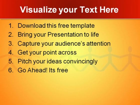 Business Teamwork PowerPoint Template aesthatic unique