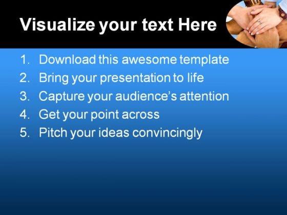 Teamwork Business PowerPoint Template 0610 adaptable editable