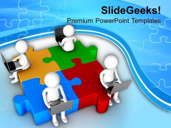 Teamwork Concept Online Business Solutions PowerPoint Templates Ppt Backgrounds For Slides 0813 Teamwork Concept Online Business Solutions PowerPoint Templates Ppt Backgrounds For Slides 0813