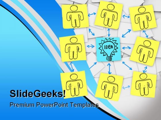 Teamwork Idea Business PowerPoint Template 0910 Teamwork Idea Business PowerPoint Template 0910