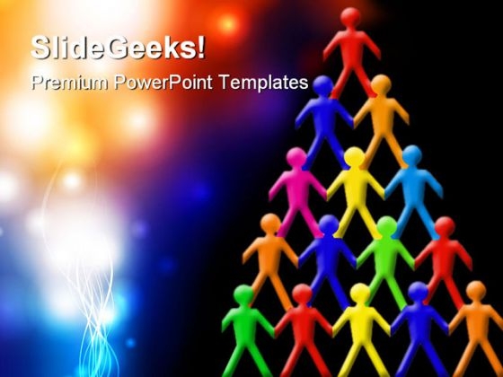 Teamwork People PowerPoint Template 1010 Teamwork People PowerPoint Template 1010
