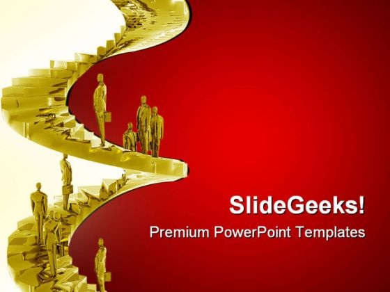 the corporate ladder leadership powerpoint templates and powerpoint