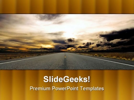 The Road Forward Nature PowerPoint Templates And PowerPoint Backgrounds 0811 The Road Forward Nature PowerPoint Templates And PowerPoint Backgrounds 0811