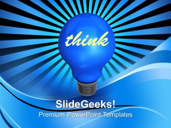 Think Blub Technology PowerPoint Templates And PowerPoint Themes 1112