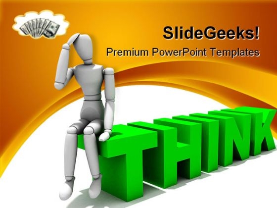 Thinking Money PowerPoint Templates And PowerPoint Backgrounds 0211 Thinking Money PowerPoint Templates And PowerPoint Backgrounds 0211