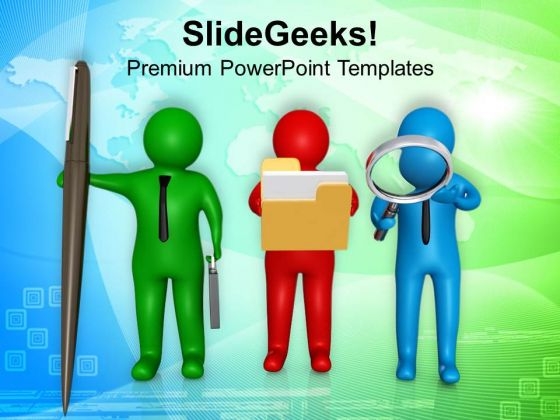 Three Different People With New Ideas PowerPoint Templates Ppt Backgrounds For Slides 0713 Three Different People With New Ideas PowerPoint Templates Ppt Backgrounds For Slides 0713