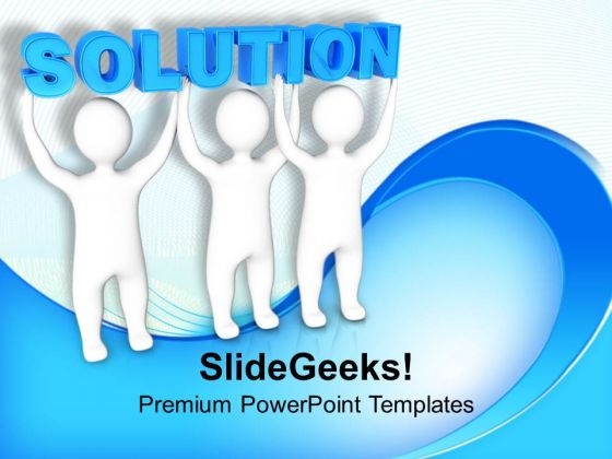 Three Men Join Forces To Lift Solution PowerPoint Templates Ppt Backgrounds For Slides 0113 Three Men Join Forces To Lift Solution PowerPoint Templates Ppt Backgrounds For Slides 0113