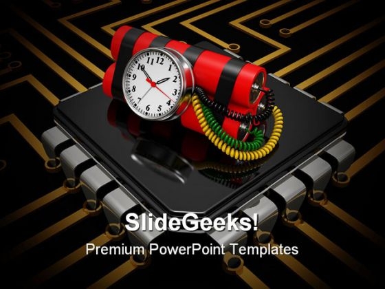 Time Bomb Security PowerPoint Template 0910 Time Bomb Security PowerPoint Template 0910