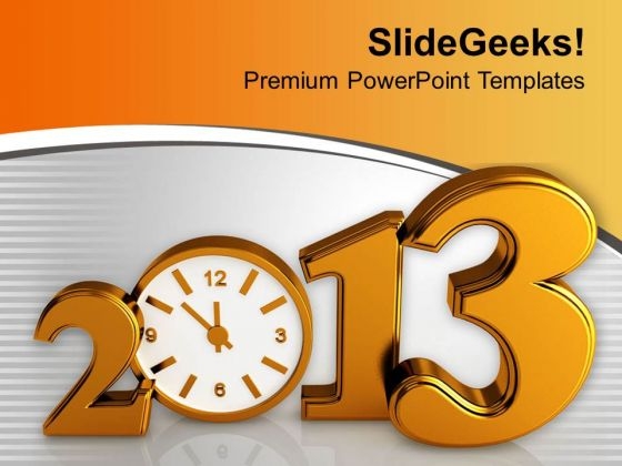 Time Concept With Clock New Year Celebration PowerPoint Templates Ppt Backgrounds For Slides 0113 Time Concept With Clock New Year Celebration PowerPoint Templates Ppt Backgrounds For Slides 0113